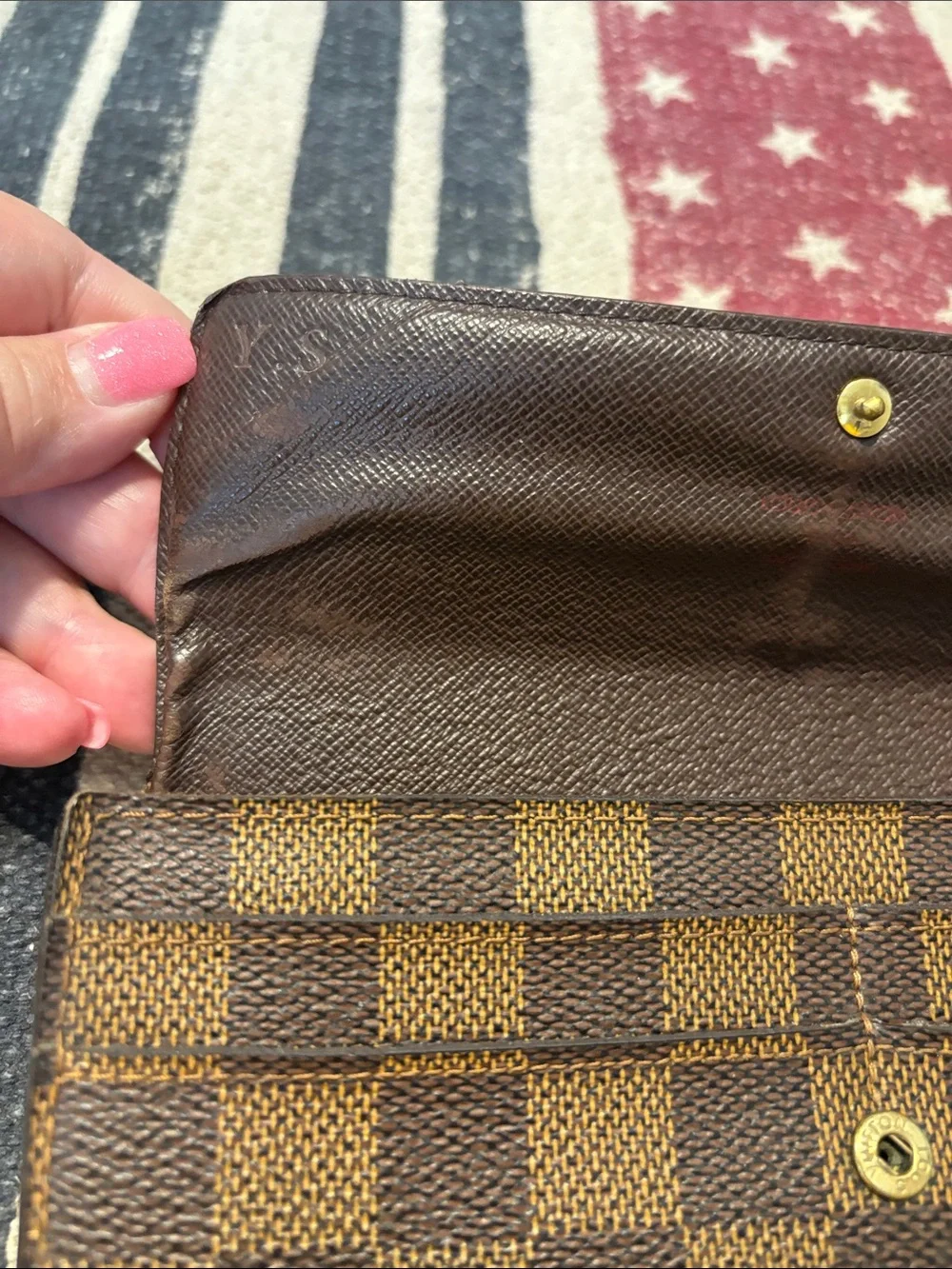 Louis Vuitton close up